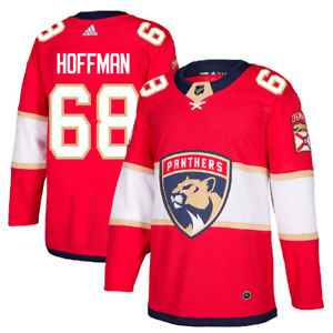 Men's Adidas Florida Panthers #68 Mike Hoffman Red Stitched NHL Jersey